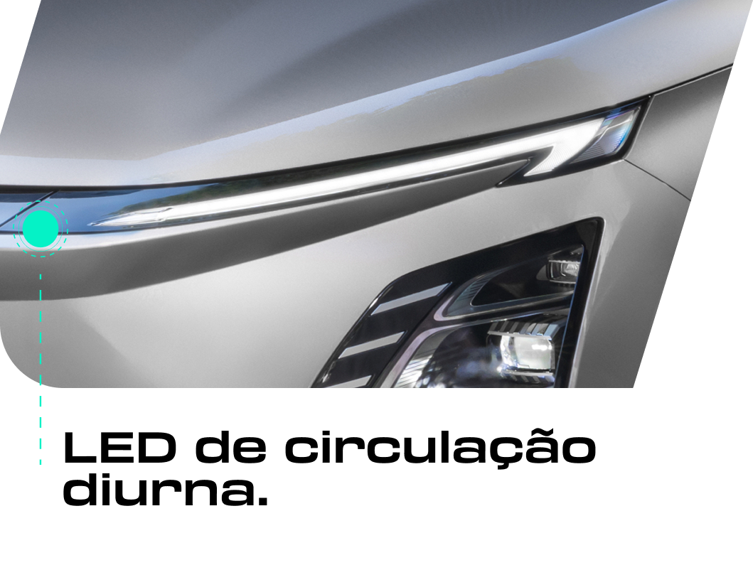 LED de circulação diurna.